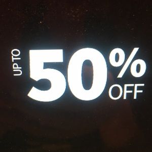 All items up to 50% off